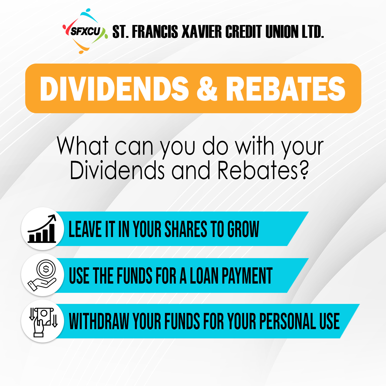 SFXCU Dividends and Rebates Benefits
