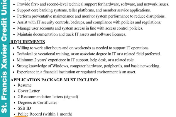Vacancy Ad